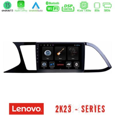 VL Garage - Lenovo Car Pad Seat Leon 2013 – 2019 4Core Android 13 2+32GB Navigation Multimedia Tablet 9" - VL-U-LEN-ST0790