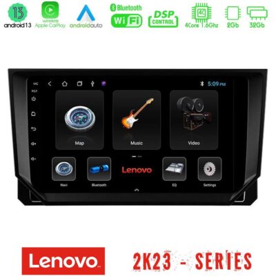 VL Garage - Lenovo Car Pad Seat Arona/Ibiza 4Core Android 13 2+32GB Navigation Multimedia Tablet 9" - VL-U-LEN-ST0888