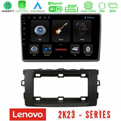VL Garage - Lenovo Car Pad Toyota Auris 2013-2016 4core Android 13 2+32GB Navigation Multimedia Tablet 10" - VL-U-LEN-TY1294