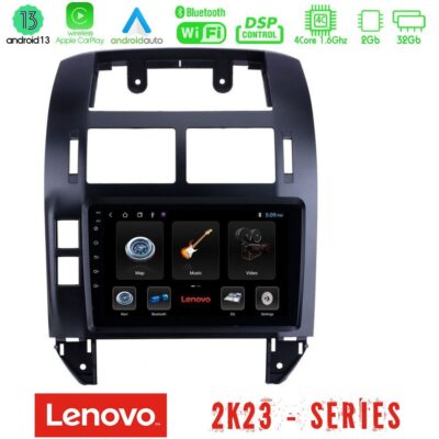 VL Garage - Lenovo Car Pad VW Polo 2002-2009 4Core Android 13 2+32GB Navigation Multimedia 9" - VL-U-LEN-VW1229