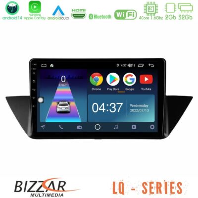 VL Garage - Bizzar LQ Series 4Core Android14 2+32GB BMW Χ1 E84 Navigation Multimedia Tablet 10" Με Carplay & Android Auto - VL-U-LQ-BM0846