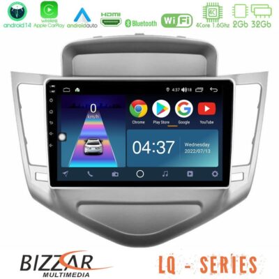 VL Garage - Bizzar LQ Series 4Core Android14 2+32GB Chevrolet Cruze 2009-2012 Navigation Multimedia Tablet 9" Με Carplay & Android Auto - VL-U-LQ-CV036N