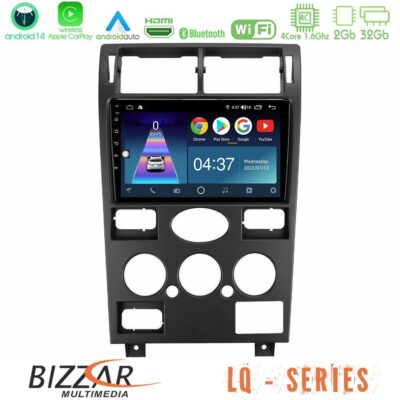 VL Garage - Bizzar LQ Series 4Core Android14 2+32GB Ford Mondeo 2001-2004 Navigation Multimedia Tablet 9" Με Carplay & Android Auto - VL-U-LQ-FD1193