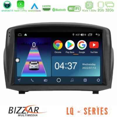 VL Garage - Bizzar LQ Series 4Core Android14 2+32GB Ford Fiesta 2008-2016 Navigation Multimedia Tablet 9" (Oem Style) Με Carplay & Android Auto - VL-U-LQ-FD1451