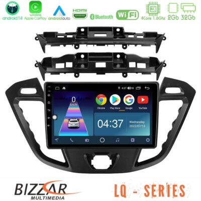 VL Garage - Bizzar LQ Series 4Core Android14 2+32GB Ford Transit Custom/Tourneo Custom Navigation Multimedia Tablet 9" Με Carplay & Android Auto - VL-U-LQ-FD680