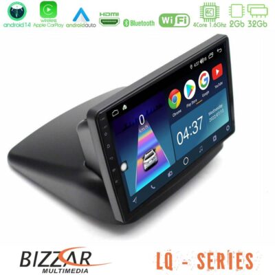VL Garage - Bizzar LQ Series 4Core Android14 2+32GB Fiat Doblo 2002-2009 Navigation Multimedia Tablet 9" Με Carplay & Android Auto - VL-U-LQ-FT1892