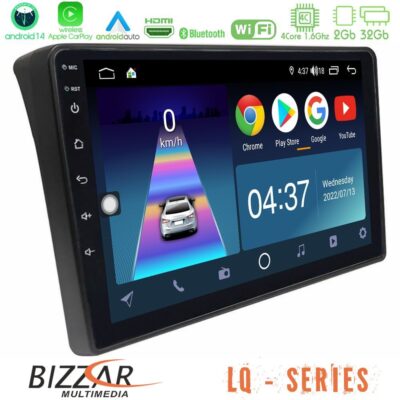 VL Garage - Bizzar LQ Series 4Core Android14 2+32GB Fiat Ducato/Citroen Jumper/Peugeot Boxer Navigation Multimedia Tablet 9" Με Carplay & Android Auto - VL-U-LQ-FT483