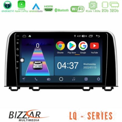 VL Garage - Bizzar LQ Series 4Core Android14 2+32GB Honda CR-V 2019-> Navigation Multimedia Tablet 10" Με Carplay & Android Auto - VL-U-LQ-HD0160
