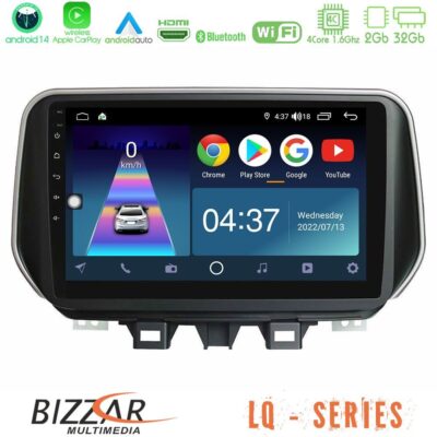 VL Garage - Bizzar LQ Series 4Core Android14 2+32GB Hyundai Tucson 2019-> Navigation Multimedia Tablet 9" Με Carplay & Android Auto - VL-U-LQ-HY0504