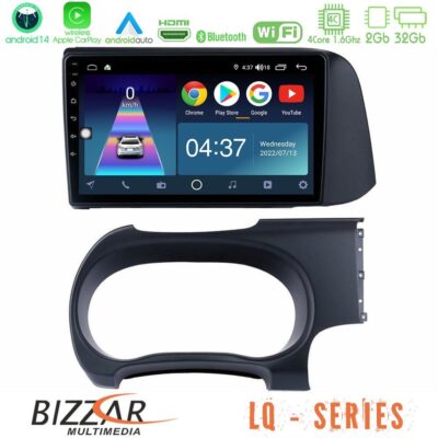 VL Garage - Bizzar LQ Series 4Core Android14 2+32GB Hyundai i10 Navigation Multimedia Tablet 9" Με Carplay & Android Auto - VL-U-LQ-HY0679