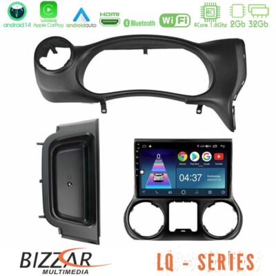 VL Garage - Bizzar LQ Series 4Core Android14 2+32GB Jeep Wrangler 2014-2017 Navigation Multimedia Tablet 9" Με Carplay & Android Auto - VL-U-LQ-JP0788