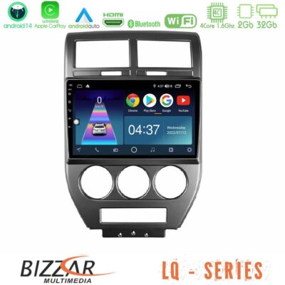 VL Garage - Bizzar LQ Series 4Core Android14 2+32GB Jeep Compass/Patriot 2007-2008 Navigation Multimedia Tablet 10" Με Carplay & Android Auto - VL-U-LQ-JP1023