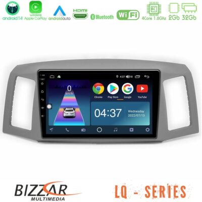 VL Garage - Bizzar LQ Series 4Core Android14 2+32GB Jeep Grand Cherokee 2005-2007 Navigation Multimedia Tablet 10" Με Carplay & Android Auto - VL-U-LQ-JP1152