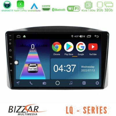 VL Garage - Bizzar LQ Series 4Core Android14 2+32GB Jeep Grand Cherokee 2005-2007 Navigation Multimedia Tablet 10″ Με Carplay & Android Auto - VL-U-LQ-JP1701