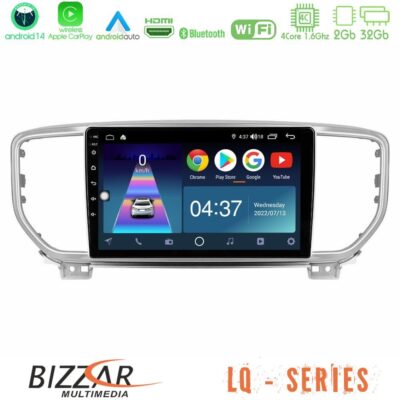VL Garage - Bizzar LQ Series 4Core Android14 2+32GB Kia Sportage 2018-2021 Navigation Multimedia Tablet 9" Με Carplay & Android Auto - VL-U-LQ-KI0516