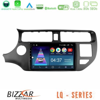 VL Garage - Bizzar LQ Series 4Core Android14 2+32GB Kia Rio 2011-2015 Navigation Multimedia Tablet 9" Με Carplay & Android Auto - VL-U-LQ-KI0552