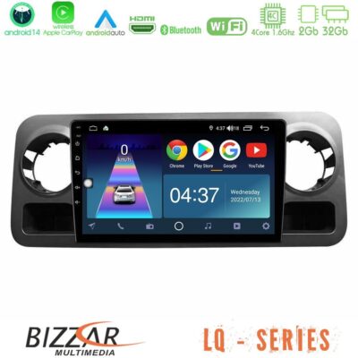 VL Garage - Bizzar LQ Series 4Core Android14 2+32GB Mercedes Sprinter W907 Navigation Multimedia Tablet 10" Με Carplay & Android Auto - VL-U-LQ-MB1463