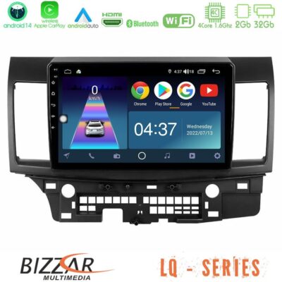 VL Garage - Bizzar LQ Series 4Core Android14 2+32GB Mitsubishi Lancer 2008 – 2015 Navigation Multimedia Tablet 10" Με Carplay & Android Auto - VL-U-LQ-MT232