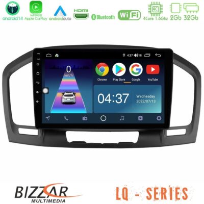 VL Garage - Bizzar LQ Series 4Core Android14 2+32GB Opel Insignia 2008-2013 Navigation Multimedia Tablet 9" Με Carplay & Android Auto - VL-U-LQ-OP0462
