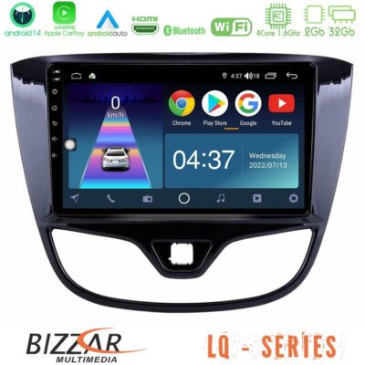 VL Garage - Bizzar LQ Series 4Core Android14 2+32GB Opel Karl 2017-2019 Navigation Multimedia Tablet 9" Με Carplay & Android Auto - VL-U-LQ-OP1060