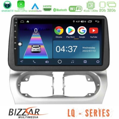 VL Garage - Bizzar LQ Series 4Core Android14 2+32GB Opel Corsa C/Combo C Navigation Multimedia Tablet 9″ Με Carplay & Android Auto - VL-U-LQ-OP1707