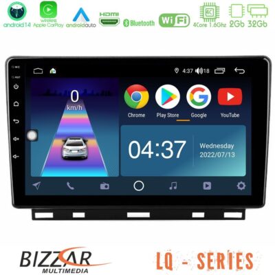 VL Garage - Bizzar LQ Series 4Core Android14 2+32GB Renault Clio 5 2020-2024 Navigation Multimedia Tablet 9" Με Carplay & Android Auto - VL-U-LQ-RN1389