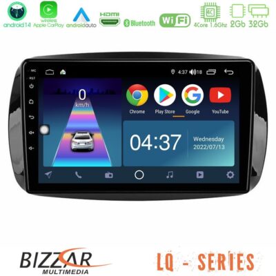 VL Garage - Bizzar LQ Series 4Core Android14 2+32GB Smart 453 Navigation Multimedia Tablet 9" Με Carplay & Android Auto - VL-U-LQ-SM0861