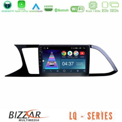 VL Garage - Bizzar LQ Series 4Core Android14 2+32GB Seat Leon 2013 – 2019 Navigation Multimedia Tablet 9" Με Carplay & Android Auto - VL-U-LQ-ST0790