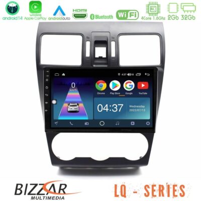 VL Garage - Bizzar LQ Series 4Core Android14 2+32GB Subaru Forester 2015-2018 Navigation Multimedia Tablet 9" Με Carplay & Android Auto - VL-U-LQ-SU0797