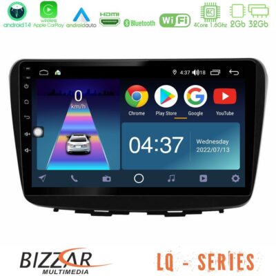 VL Garage - Bizzar LQ Series 4Core Android14 2+32GB Suzuki Baleno 2016-2021 Navigation Multimedia Tablet 9" Με Carplay & Android Auto - VL-U-LQ-SZ0513