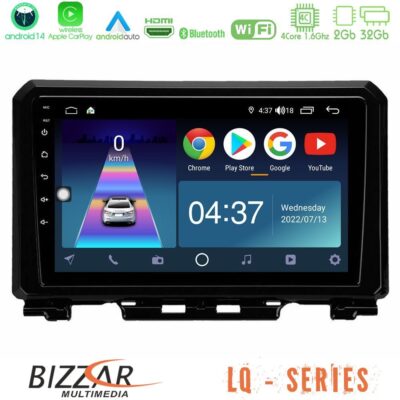 VL Garage - Bizzar LQ Series 4Core Android14 2+32GB Suzuki Jimny 2018-2022 Navigation Multimedia Tablet 9" Με Carplay & Android Auto - VL-U-LQ-SZ0546