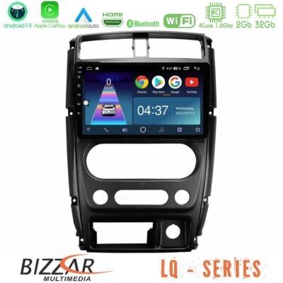 VL Garage - Bizzar LQ Series 4Core Android14 2+32GB Suzuki Jimny 2007-2017 Navigation Multimedia Tablet 9" Με Carplay & Android Auto - VL-U-LQ-SZ0874