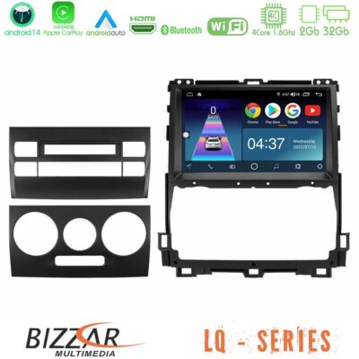 VL Garage - Bizzar LQ Series 4Core Android14 2+32GB Toyota Land Cruiser J120 2002-2009 Navigation Multimedia Tablet 9" Με Carplay & Android Auto - VL-U-LQ-TY0451