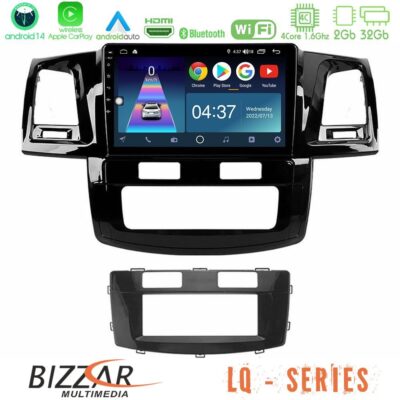 VL Garage - Bizzar LQ Series 4Core Android14 2+32GB Toyota Hilux 2007-2016 Navigation Multimedia Tablet 9" Με Carplay & Android Auto - VL-U-LQ-TY666