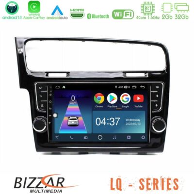 VL Garage - Bizzar LQ Series 4Core Android14 2+32GB VW GOLF 7 Navigation Multimedia Tablet 9" Με Carplay & Android Auto (OEM Look) - VL-U-LQ-VW1381