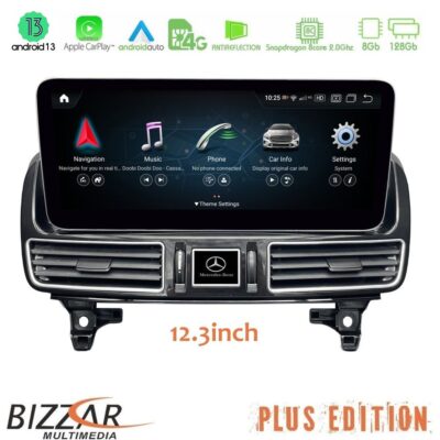 VL Garage - Bizzar Plus Edition Mercedes ML Class (X166) NTG4.5 Android13 (8+128GB) Navigation Multimedia 12.3″ Anti-reflection - VL-U-MB-7115