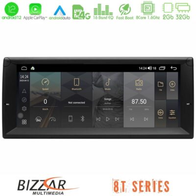 VL Garage - Bizzar OEM BMW 5er E39 10.25″ Special Design 8core Android12 2+32GB Navigation Multimedia Deckless με Carplay/AndroidAuto - VL-U-MTT-BM9317