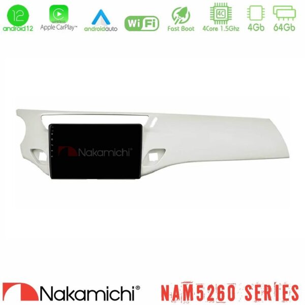 VL Garage - Nakamichi NAM5260 Series 4Core Android12 4+64GB Citroen C3 2009-2016 Navigation Multimedia Tablet 9" Με Carplay & Android Auto - VL-U-N44-CT1948WH