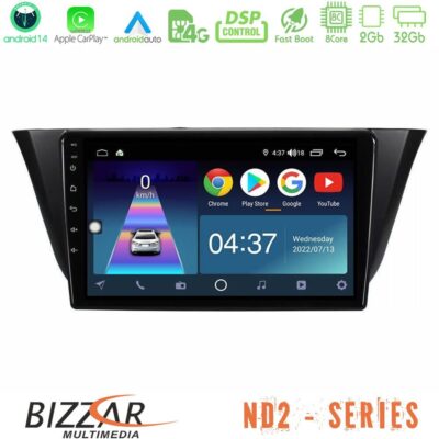 VL Garage - Bizzar ND2 Series 8Core Android14 2+32GB Iveco Daily 2014-2025 Navigation Multimedia Tablet 9" Με Carplay & Android Auto - VL-U-ND2-IV0982