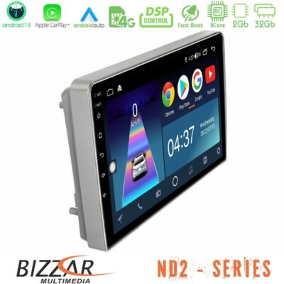 VL Garage - Bizzar ND2 Series 8Core Android14 2+32GB Opel Astra/Corsa/Antara/Zafira Navigation Multimedia Tablet 9" Με Carplay & Android Auto - VL-U-ND2-OP0697