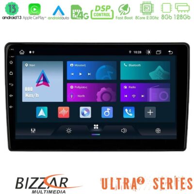 VL Garage - Bizzar Ultra Series Alfa Romeo Giulietta 8core Android13 8+128GB Navigation Multimedia Tablet 9" - VL-U-UL2-AR1856