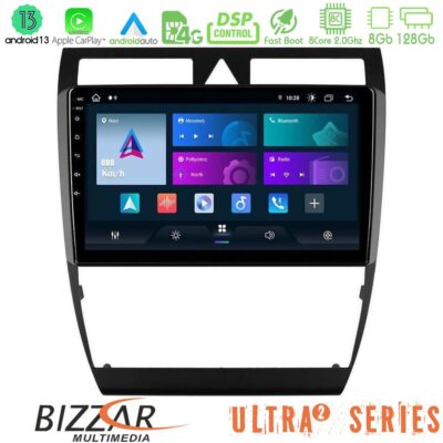 VL Garage - Bizzar Ultra Series Audi A6 (C5) 1997-2004 8core Android13 8+128GB Navigation Multimedia Tablet 9" - VL-U-UL2-AU0857