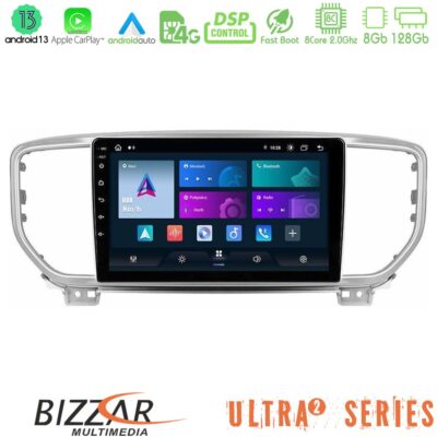 VL Garage - Bizzar Ultra Series Kia Sportage 2018-2021 8Core Android13 8+128GB Navigation Multimedia Tablet 9" - VL-U-UL2-KI0516