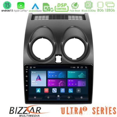 VL Garage - Bizzar Ultra Series Nissan Qashqai J10 8core Android13 8+128GB Navigation Multimedia Tablet 9" - VL-U-UL2-NS0264