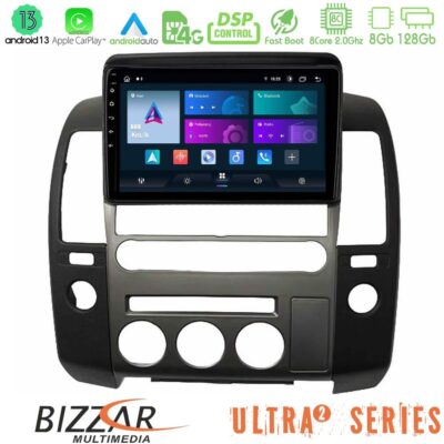 VL Garage - Bizzar Ultra Series Nissan Navara / Pathfinder 2006-2012 (με εργ.οθόνη) 8core Android13 8+128GB Navigation Multimedia Tablet 9" - VL-U-UL2-NS1340