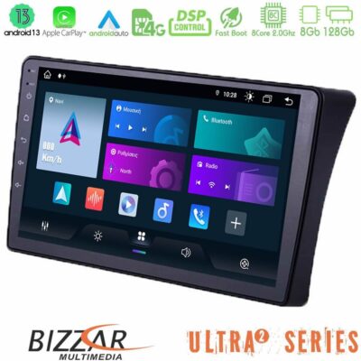 VL Garage - Bizzar Ultra Series Nissan Navara/Pathfinder 8core Android13 8+128GB Navigation Multimedia Tablet 9" - VL-U-UL2-NS1354
