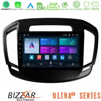 VL Garage - Bizzar ULTRA Series Opel Insignia 2014-2017 8core Android13 8+128GB Navigation Multimedia Tablet 9" - VL-U-UL2-OP0064