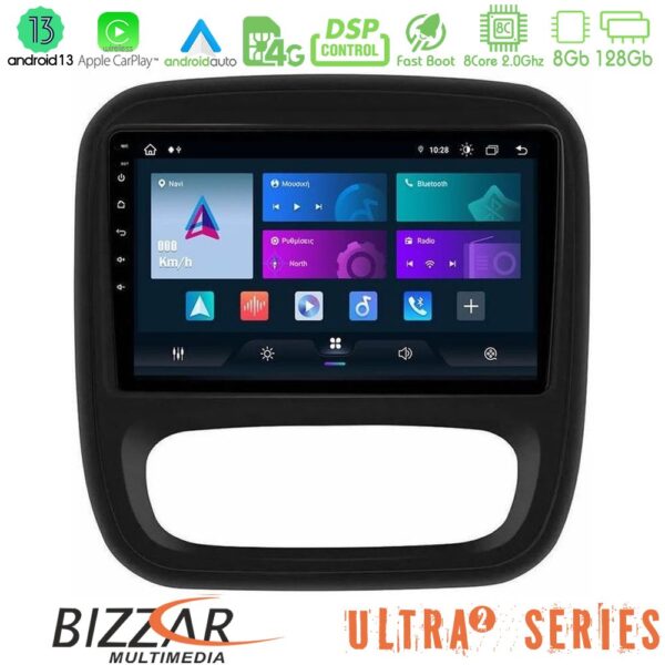 VL Garage - Bizzar ULTRA Series Renault/Nissan/Opel/Fiat 8core Android13 8+128GB Navigation Multimedia Tablet 9" - VL-U-UL2-RN1102