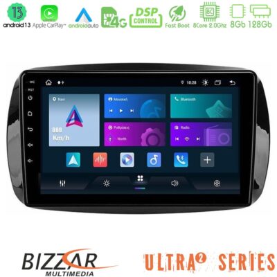 VL Garage - Bizzar Ultra Series Smart 453 8core Android13 8+128GB Navigation Multimedia Tablet 9" - VL-U-UL2-SM0861
