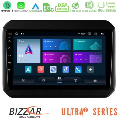 VL Garage - Bizzar Ultra Series Suzuki Ignis 8core Android13 8+128GB Navigation Multimedia Tablet 9" - VL-U-UL2-SZ580